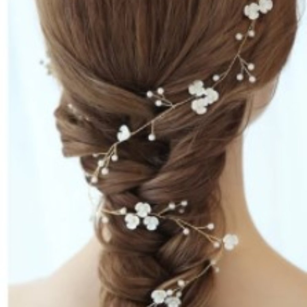 NEW! Pearl,Crystal Bride Wedding Hair Accessories